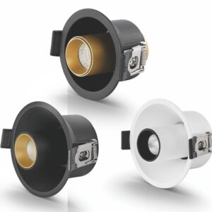 led COB concealed down light WHITE+BLACK / BLACK+BLACK MATT GD + MATT GD (MODULE)