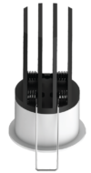 led COB concealed down light FIXED DEEP BODY COLOR : 
WHITE / BLACK