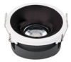 led COB concealed down light REFLECTOR LOW DEPTH 
COLOR: 
GUN BLACK / 
WHITE BODY COLOR : 
WHITE / BLACK