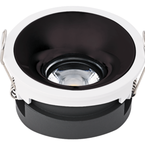 led COB concealed down light REFLECTOR LOW DEPTH 
COLOR: 
GUN BLACK / 
WHITE BODY COLOR : 
WHITE / BLACK