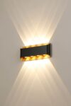 Ledlum Outdoor Wall Light UP/Down criss-cross