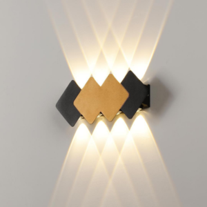 Ledlum Outdoor Wall Light Up/Down Criss/Cross 8x1W
