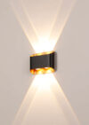 Ledlum Outdoor Wall Light Up/Down Criss/Cross 4x1W