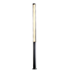 ledlum pole lights ALUMINIUM WITH RIBBED ACRYLYIC