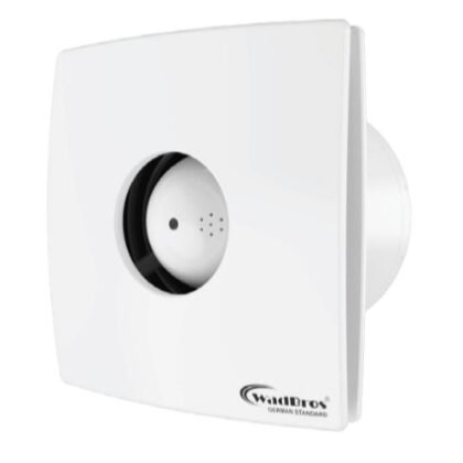 WADBROS VENT-O WHITE  DESIGNER VENTILATION FANS,RATED VOLTAGE-220-240V,AIRFLOW(M3/H)-320,NOISE DB(A)-35,SIZE-150MM,RPM-2100,VENT-06-WT,25W