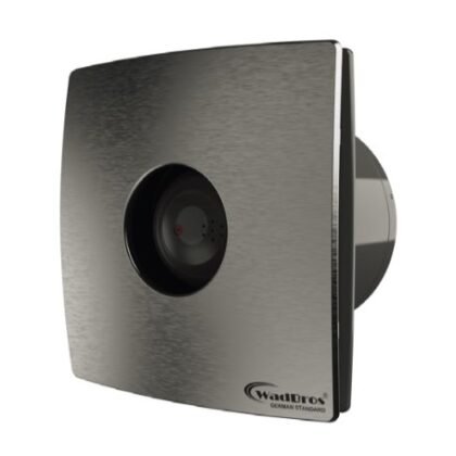 WADBROS VENT-O SS STAINLESS STEEL  DESIGNER VENTILATION FANS,RATED VOLTAGE-220-240V,AIRFLOW(M3/H)-320,NOISE DB(A)-35,SIZE-150MM,RPM-2100,VENT-06-SS,25W