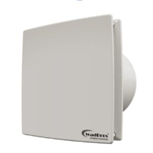WADBROS VENT-F WHITE  DESIGNER VENTILATION FANS,RATED VOLTAGE-220-240V,AIRFLOW(M3/H)-100,NOISE DB(A)-33,SIZE-100MM,RPM-2450,VENT-F4-WT,15W