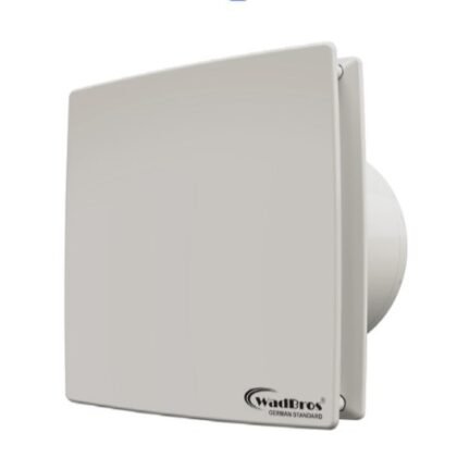 WADBROS VENT-F WHITE  DESIGNER VENTILATION FANS,RATED VOLTAGE-220-240V,AIRFLOW(M3/H)-100,NOISE DB(A)-33,SIZE-100MM,RPM-2450,VENT-F4-WT,15W