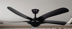 VOLARIS ALLUM CEILING (DOWNROD) FANS,SIZE-52",BLADE COLOR-BLACK,BODY COLOR-BLACK,VFR-041-BK-BK