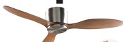 VOLARIS SCORPIO HUGGER CEILING FANS,SIZE-52",BLADE COLOR-DARKWOOD,BODY COLOR-NICKEL,VFH-010-DW-N