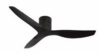 VOLARIS TRIDENT HUGGER CEILING FANS,SIZE-52",BLADE COLOR-BLACK,BODY COLOR-BLACK,VFH-004-BK-BK