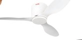VOLARIS SCORPIO HUGGER CEILING FANS,SIZE-52",BLADE COLOR-WHITE,BODY COLOR-BLACK,VFH-010-BK-BK
