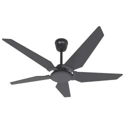 ORIENT ARTIS BLDC PRO 2 WAY ROTATION BLACK (WITHOUT UNDER LIGHT) CEILING FANS WITH REMOTE,SWEEP-1320MM,AIR DELIVERY-260CMM,RPM-245,ARTIS-BK-UL-45W-1320MM