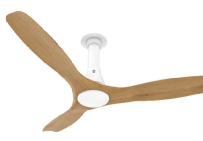 ORIENT AERO SLEEK BLDC PRO I WHISPER QUIET WHITE HONEY MAPLE WOOD CEILING FANS WITH REMOTE ,SWEEP-1200MM,AIR DELIVERY-250CMM,RPM-290,AERO SLEEK-WHMW,38W