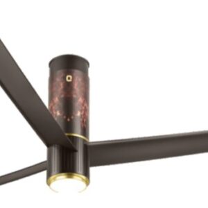 ORIENT AERO SLIM BLDC PRO I VOICE INABLED FLAME GOLD CEILING FANS WITH REMOTE WITH 3 COLOUR LED UNDERLIGHT,SWEEP-1200MM,AIR DELIVERY-260CMM,RPM-310,AERO SLIM-FG,40W