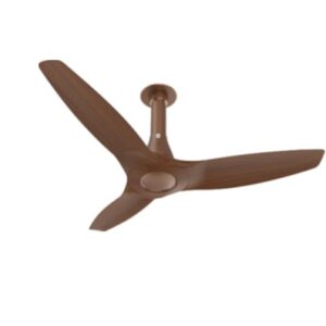 ORIENT AERO QUIET NEU BLDC PRO I WHISPER QUIET TRUFFLE WOOD CEILING FANS WITH REMOTE,SWEEP-1230MM,AIR DELIVERY-240CMM,RPM-300,AERO QUIET NEU-TW,35W