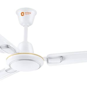 ORIENT PACIFIC AIR WHITE CEILING FANS,SWEEP-1200MM,AIR DELIVERY-210CMM,RPM-350,PACIFIC AIR -WT-1200MM-50W